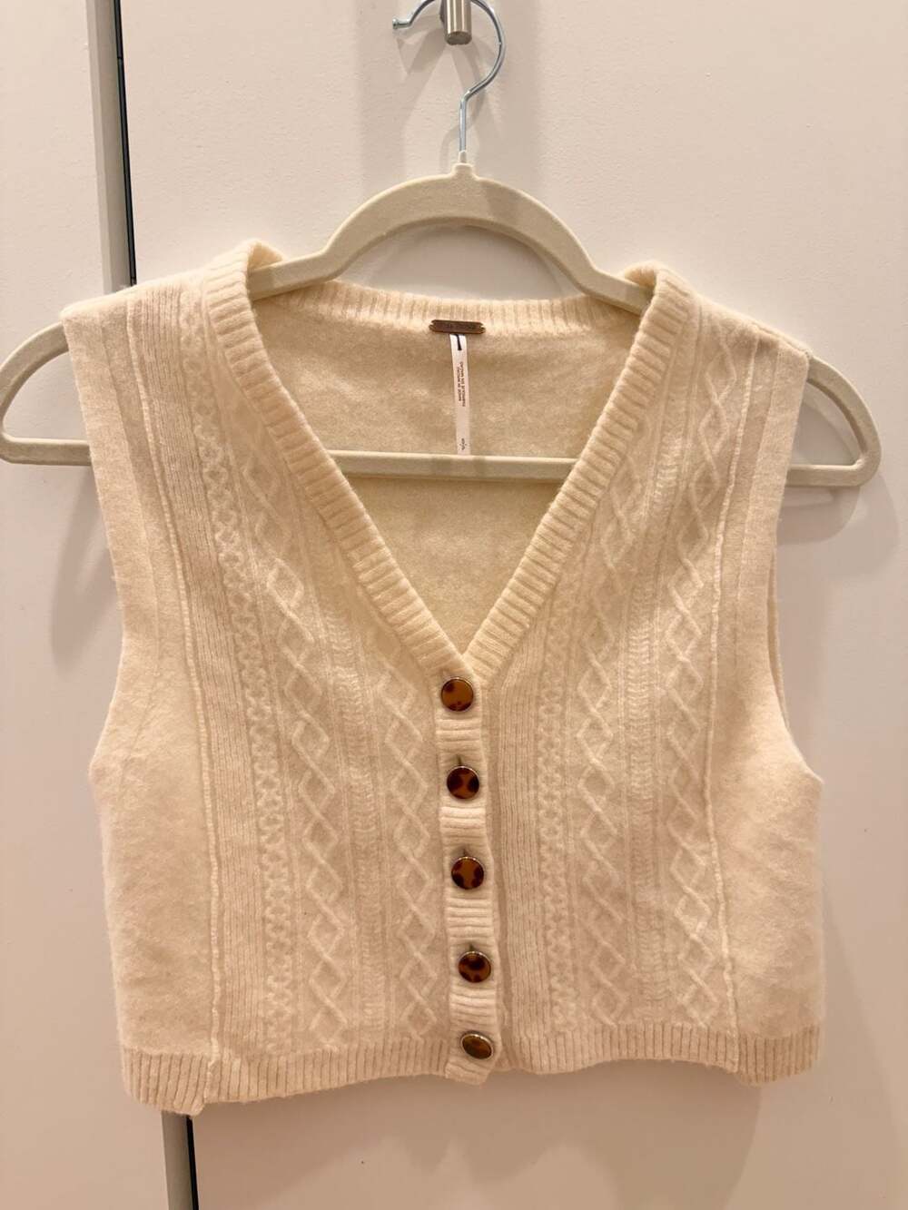 Free People cashmere sweater vest